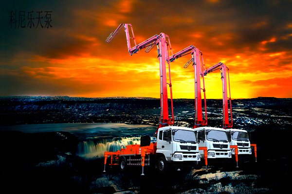 天泵，小型混凝土泵，小型泵車