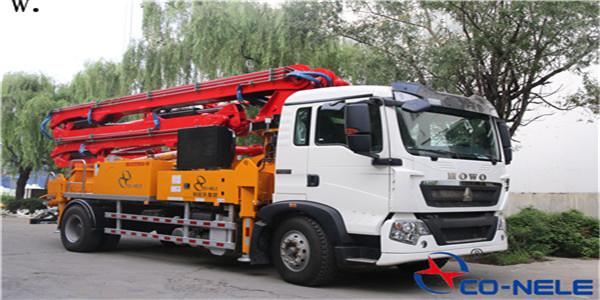 小型混凝土泵車在澆筑過程中突然停止怎么辦？