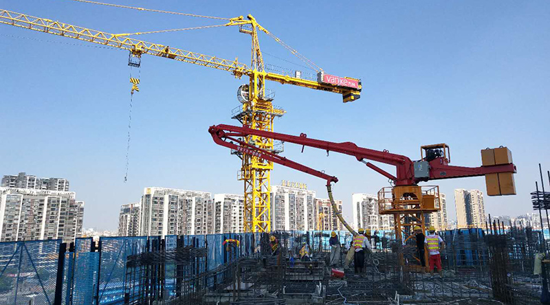 混凝土布料機筑造高樓-科尼樂集團，您正確的選擇