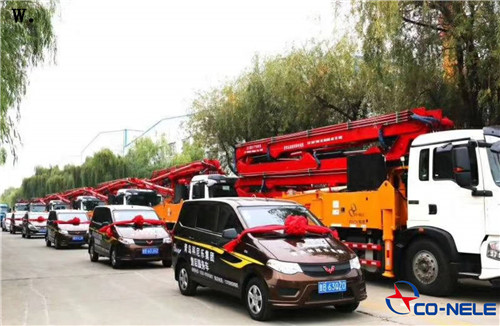 Q小型混凝土泵車價格，混凝土泵車廠家，科尼樂集團，小型泵車